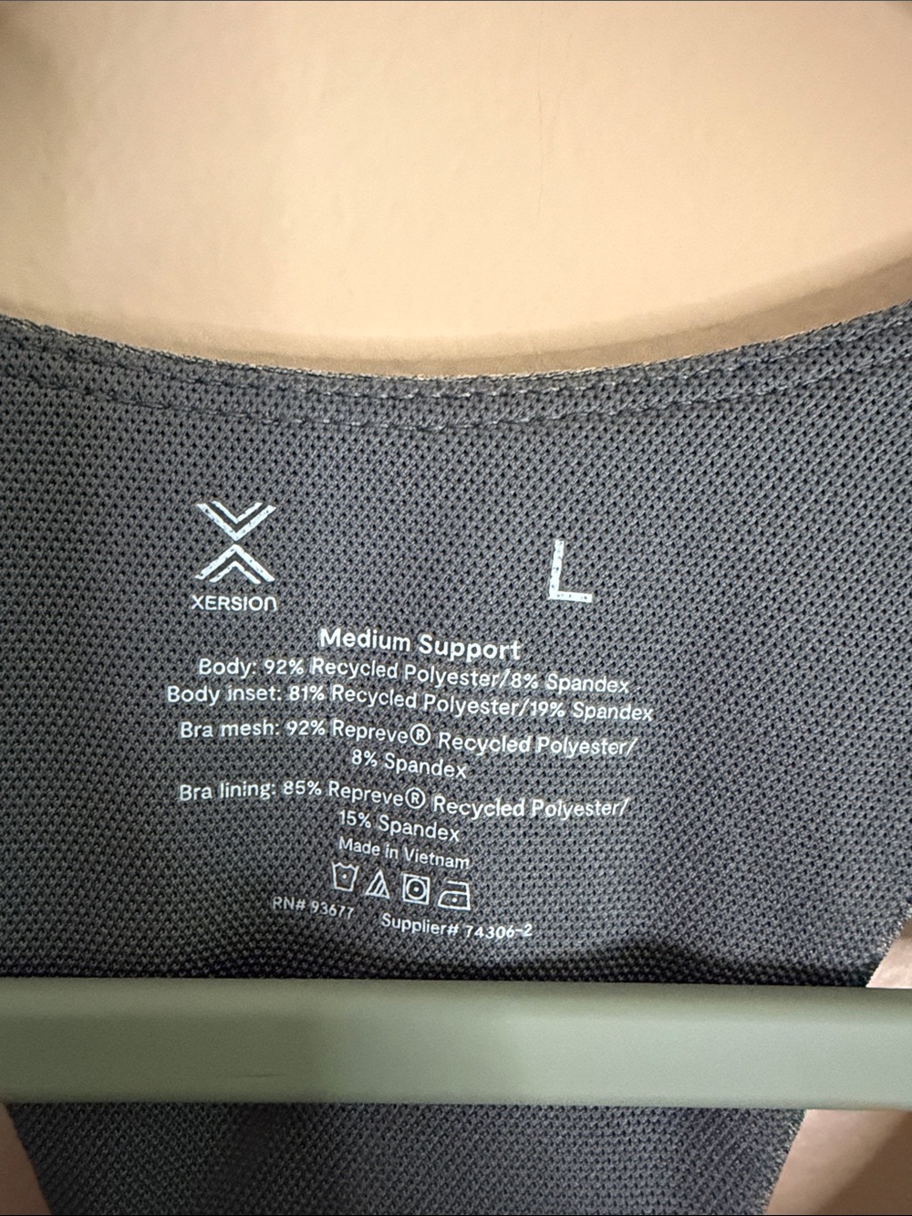 Gray Racerback Sports Bra - Women's Intimates - Picture 2 of 7